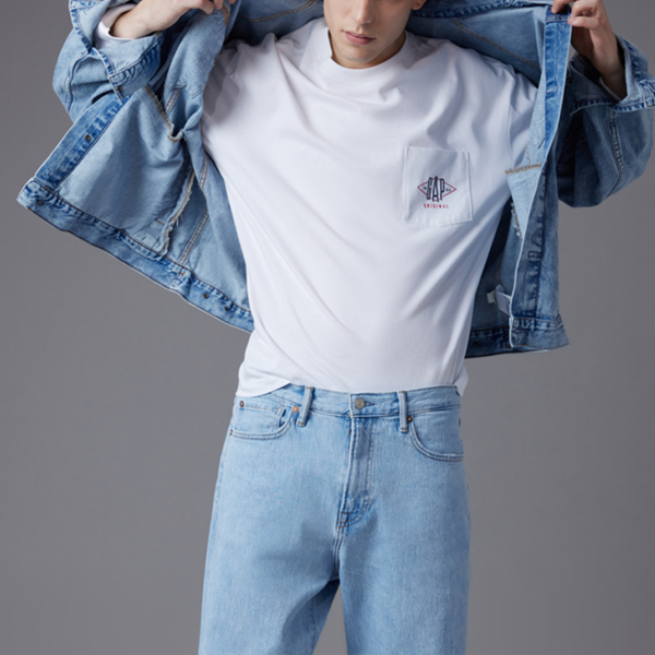 GAP Blue Men's Denim Jackets GAP