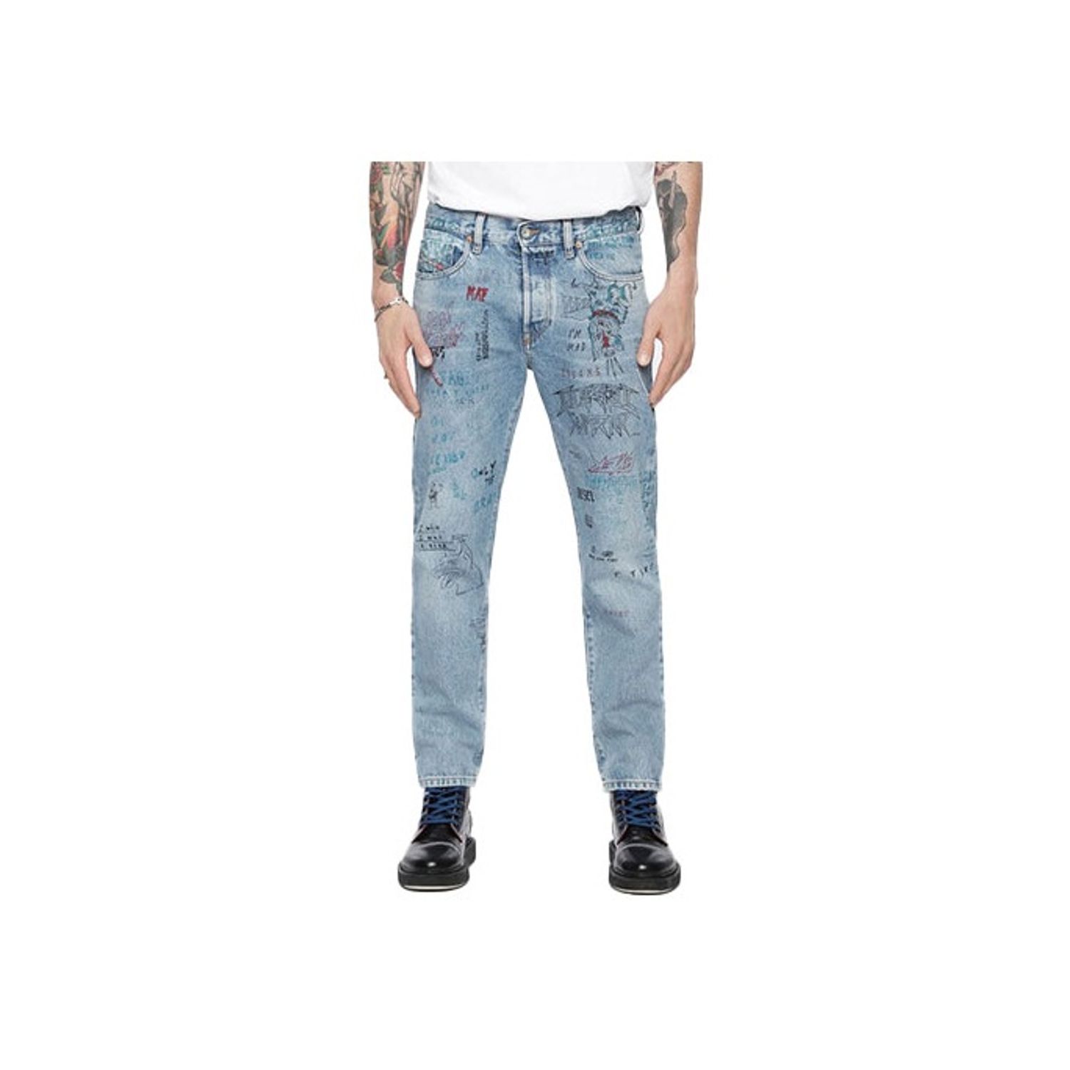 DIESEL Blue Men's Jeans DIESEL