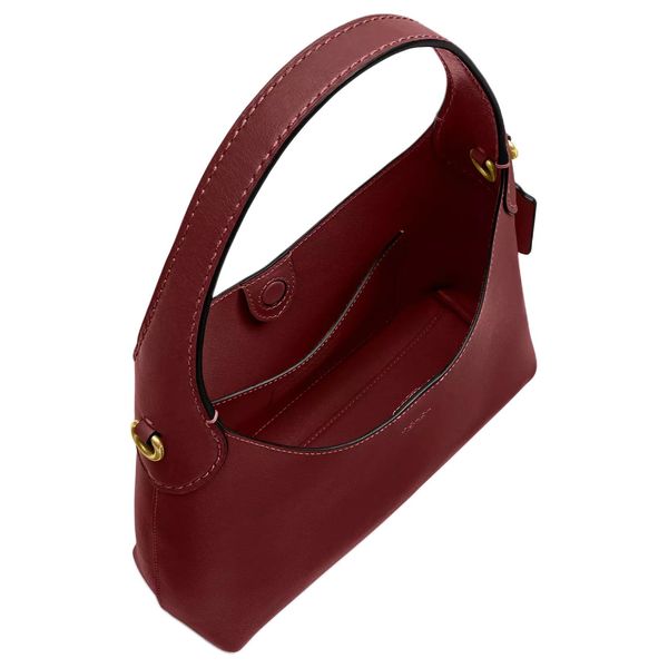 COACH Brooklyn Grained RUBY RED