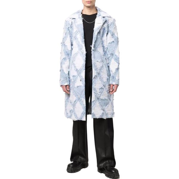 DIESEL Blue Men's Denim Jackets DIESEL