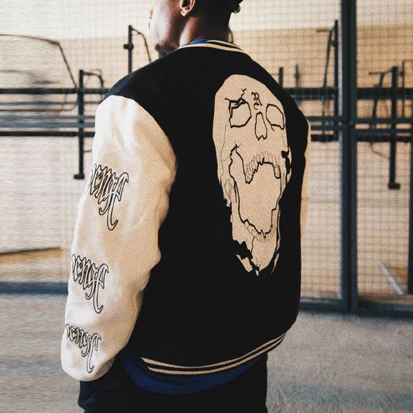 Revenge Bomber Jacket Black     