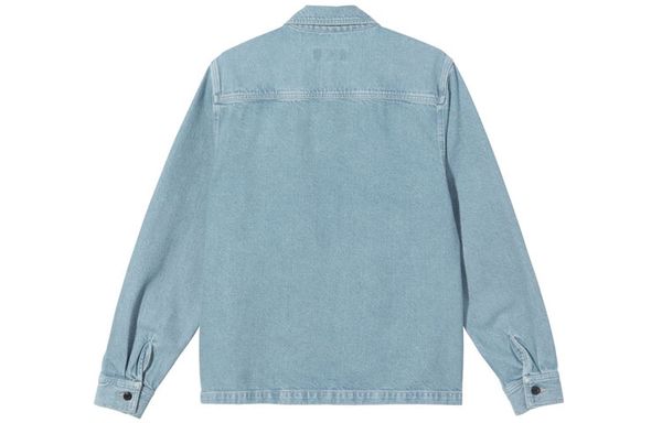 Stussy  Denim Zip Up Work Shirt  