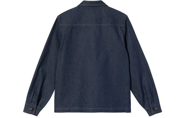 Stussy  Denim Zip Up Work Shirt  