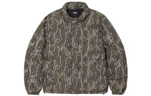 Stussy Mossy Oak Down Puffer Jacket Logo   