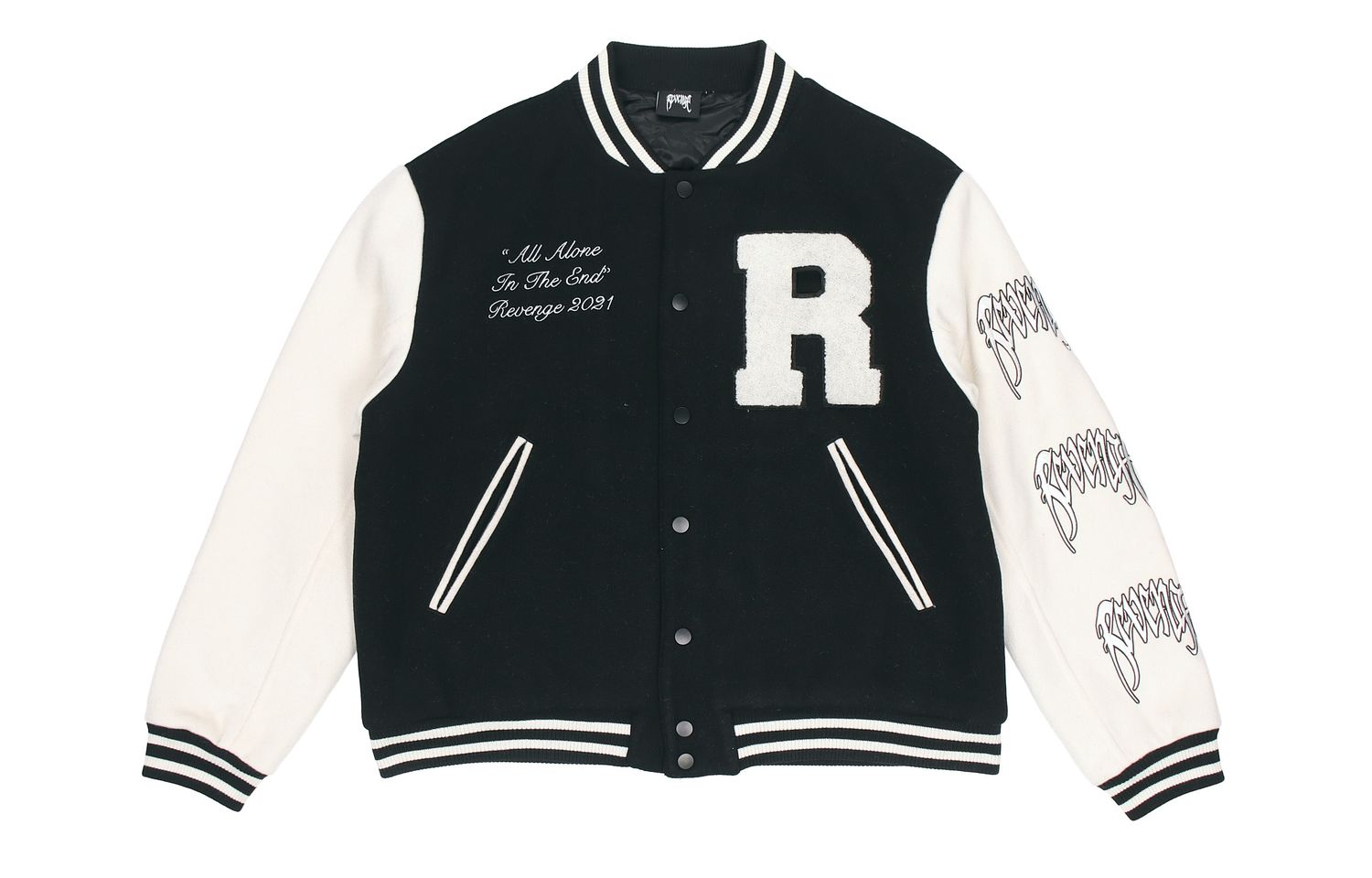 Revenge Bomber Jacket Black     