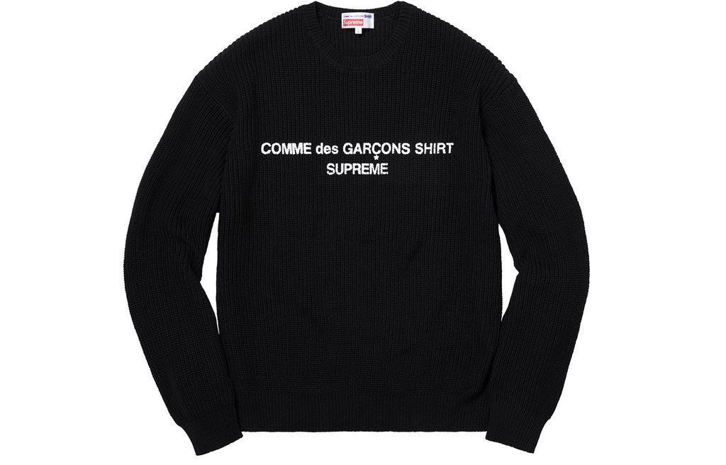 Supreme FW18 x Comme des Garcons SHIRT Sweater Black