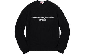 Supreme FW18 x Comme des Garcons SHIRT Sweater Black
