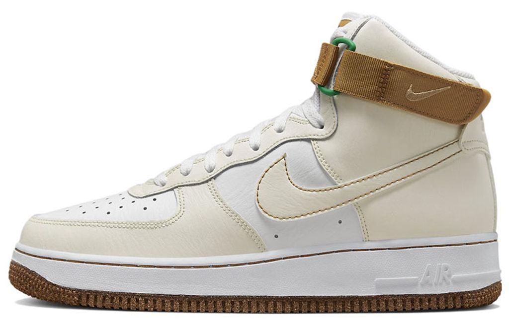 Nike Air Force 1 inspected by swoosh