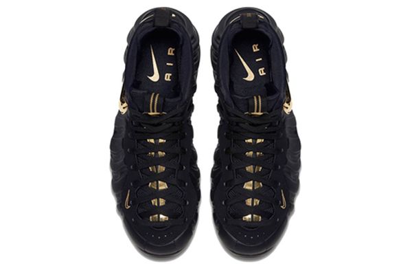 Nike Foamposite Pro black metallic gold