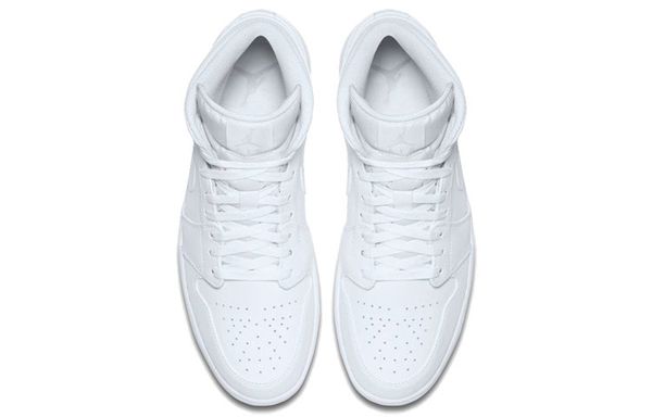 Jordan Air Jordan 1 Mid "Triple White"