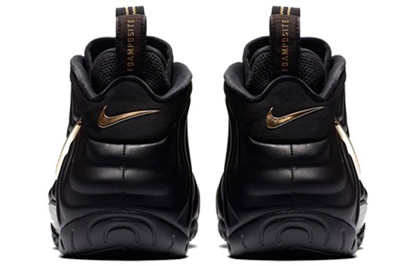 Nike Foamposite Pro black metallic gold