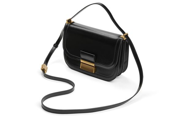 CHARLES&KEITH ck  PU    Dark Moss/Black/Oat