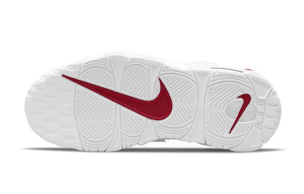 Nike Air More Uptempo "White Varsity Red Outline" GS 2021