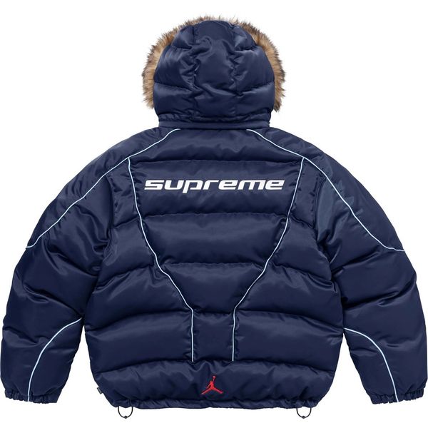 Supreme x Jordan  FW24 WEEK7 Puffer Jacket logo