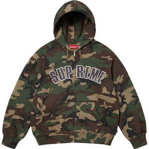 Supreme x Aphex Twin SS25 WEEK2 Zip Up Hooded Sweatshirt оригинал