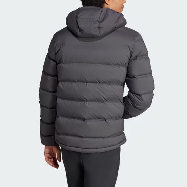 adidas Helionic Stretch Hooded Down Jacket 550Logo  