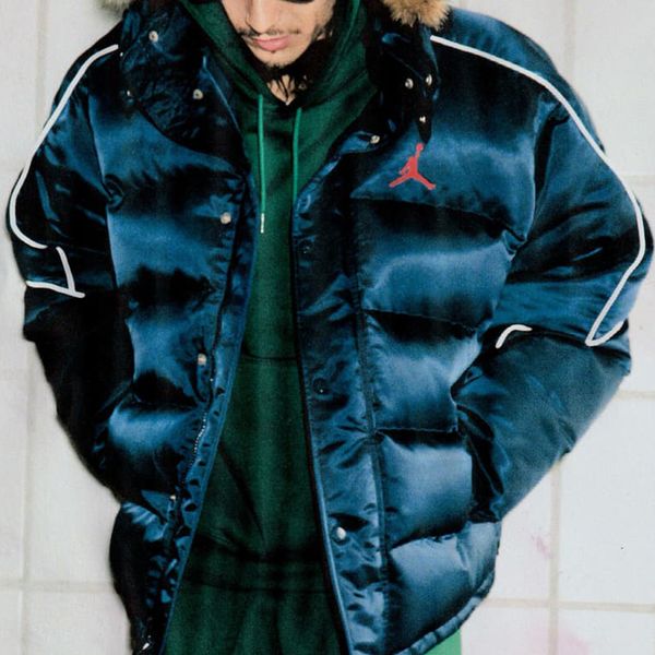 Supreme x Jordan  FW24 WEEK7 Puffer Jacket logo