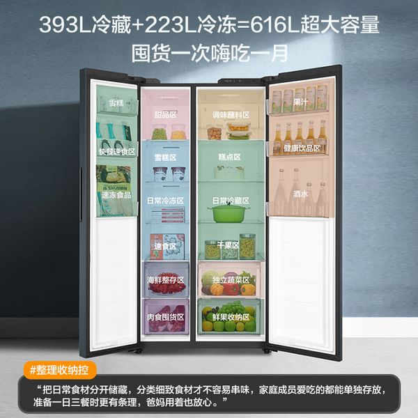 Haier 616       BCD-616WGHSSEDC9